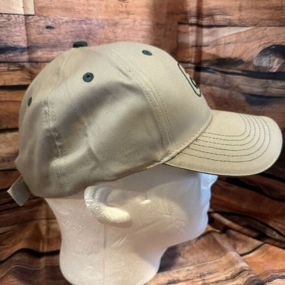 Pioneer Seed Logo Hat Cap Tan Adjustable H & L Strapback Farm Agriculture - Picture 2 of 7